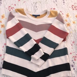 Multicolor knitted sweater
